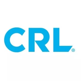 CRL logo - blue letters with registered trademark symbol