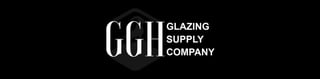 GGH Glazing Supply Company logo on black background